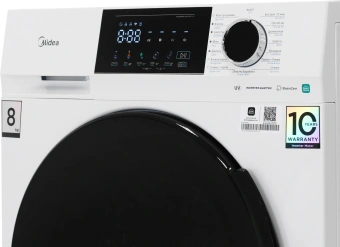 Стиральная машина Midea MFC3814BSW47/W класс: A загр.фронтальная макс.:8кг белый инвертор - купить недорого с доставкой в интернет-магазине
