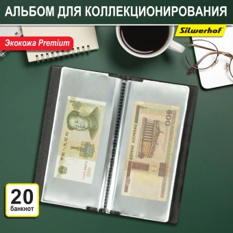 Папка с 20 прозр.вклад. Silwerhof Кляссер ПВХ 0.25мм бордовый - купить недорого с доставкой в интернет-магазине