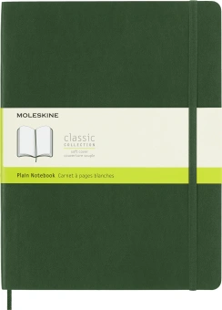 Блокнот Moleskine CLASSIC SOFT QP623K15 XLarge 190х250мм 192стр. нелинованный мягкая обложка зеленый - купить недорого с доставкой в интернет-магазине
