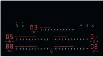 Индукционная варочная поверхность Electrolux EIV84550 черный - купить недорого с доставкой в интернет-магазине