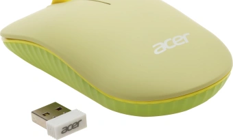 Клавиатура + мышь Acer OCC205 клав:зеленый/желтый мышь:зеленый/желтый USB беспроводная slim (ZL.ACCEE.00E) - купить недорого с доставкой в интернет-магазине