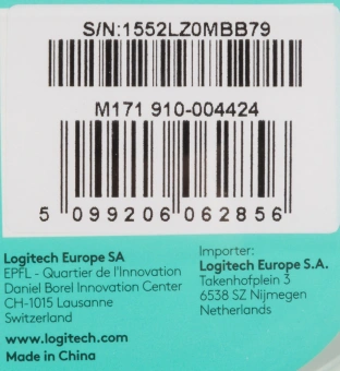 Мышь Logitech M171 черный/серый оптическая 1000dpi беспров. USB для ноутбука 2but (910-004424) - купить недорого с доставкой в интернет-магазине