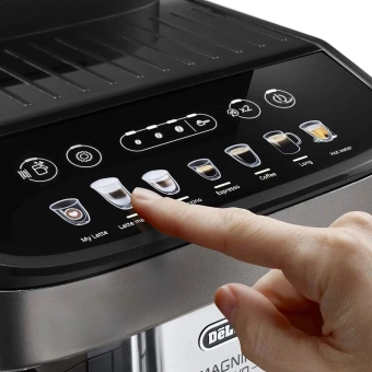 Кофемашина Delonghi Magnifica Evo ECAM290.81.TB 1450Вт черный/серый - купить недорого с доставкой в интернет-магазине
