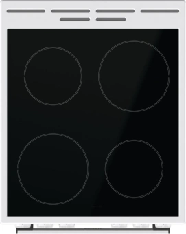 Плита Электрическая Gorenje GEC5A12WG-B белый стеклокерамика (без крышки) - купить недорого с доставкой в интернет-магазине