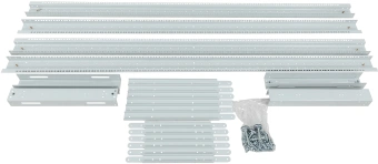 Стойка двухрамная NTSS NTSS-2POR24U/600-1000 24U 538ммx1000мм 730кг серый - купить недорого с доставкой в интернет-магазине