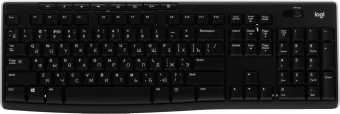 Клавиатура Logitech K270 черный/белый USB беспроводная Multimedia (920-003058) - купить недорого с доставкой в интернет-магазине