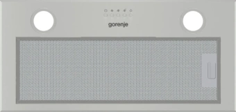 Вытяжка встраиваемая Gorenje BHI626E6X нержавеющая сталь управление: кнопочное (1 мотор) - купить недорого с доставкой в интернет-магазине