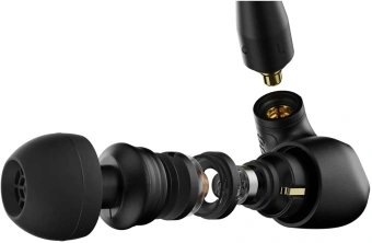 Наушники вкладыши Sennheiser IE 200 1.2м черный проводные крепление за ухом (IE 200 BLACK) - купить недорого с доставкой в интернет-магазине
