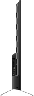 Телевизор QLED Hyundai 75" H-LED75QBU7500 Android TV Frameless черный/серебристый 4K Ultra HD 60Hz DVB-T DVB-T2 DVB-C DVB-S DVB-S2 USB WiFi Smart TV - купить недорого с доставкой в интернет-магазине