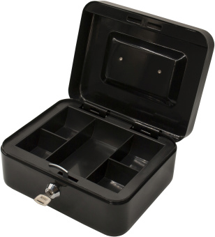 Ящик для денег Silwerhof 90x200x160 черный сталь 0.917кг - купить недорого с доставкой в интернет-магазине