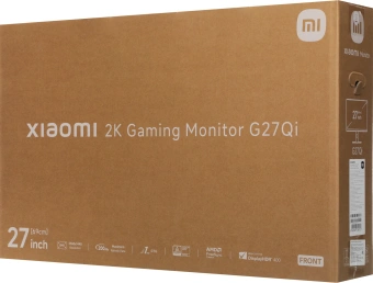 Монитор Xiaomi 27" 2K Monitor G27Qi 2026 черный IPS LED 16:9 HDMI матовая 1000:1 400cd 178гр/178гр 2560x1440 200Hz FreeSync Premium DP 2K 4.15кг - купить недорого с доставкой в интернет-магазине