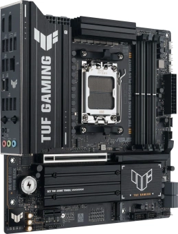 Материнская плата Asus TUF GAMING B850M-PLUS WIFI7 Socket AM5 AMD B850 4xDDR5 mATX AC`97 8ch(7.1) 2.5Gg RAID+HDMI+DP - купить недорого с доставкой в интернет-магазине