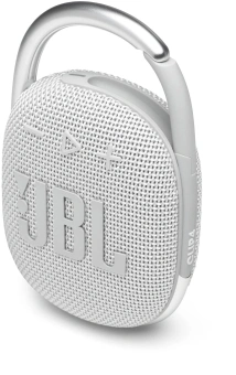 Колонка порт. JBL Clip 4 белый 5W 1.0 BT 15м 500mAh (JBLCLIP4WHT) - купить недорого с доставкой в интернет-магазине