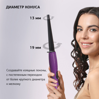 Щипцы Starwind SHE3101 30Вт фиолетовый макс.темп.:200С покрытие:керамическое - купить недорого с доставкой в интернет-магазине