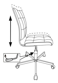 Кресло Бюрократ CH-330M голубой Sticks 06 крестов. металл хром - купить недорого с доставкой в интернет-магазине