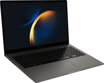 Ноутбук Samsung Galaxy Book 3 NP754 Core i7 1355U 16Gb SSD512Gb Intel Iris Xe graphics 15.6" IPS FHD (1920x1080) Windows 11 Professional graphite WiFi BT Cam (NP754XFG-KA1IN) - купить недорого с доставкой в интернет-магазине