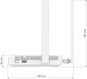 Роутер беспроводной Keenetic Skipper 4G (KN-2910) AC1200 10/100/1000BASE-TX/4G cat.4 серый - купить недорого с доставкой в интернет-магазине