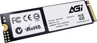 Накопитель SSD AGi PCIe 4.0 x4 2TB AGI2T0G43AI818-CB AI818 M.2 2280 - купить недорого с доставкой в интернет-магазине