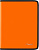 Папка для тетрадей Silwerhof 671952 Neon A5 210x260x25мм 1отд. оранжевый пластик на молнии