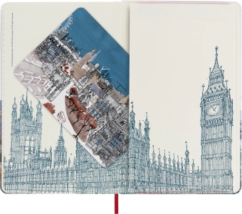 Блокнот Moleskine LIMITED EDITION I AM LONDON LEQP060IAMLO Large 130х210мм 240стр. слоновая кость страницы линейка твердая обложка белый - купить недорого с доставкой в интернет-магазине