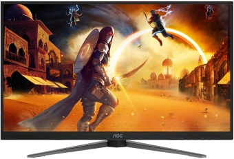 Монитор AOC 27" Q27G4S черный IPS LED 16:9 HDMI матовая HAS Piv 450cd 178гр/178гр 2560x1440 300Hz FreeSync DP Quad 2K (1440p) 5.33кг - купить недорого с доставкой в интернет-магазине