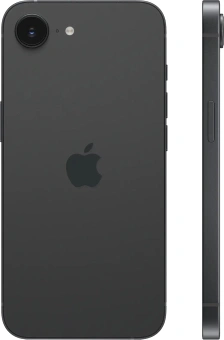 Смартфон Apple A3409 iPhone 16e 256Gb черный моноблок 3G 4G 1Sim 6.1" 1170x2532 iOS 18 48Mpix 802.11 a/b/g/n/ac/ax NFC GPS Protect - купить недорого с доставкой в интернет-магазине