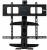Кронштейн для телевизора Kromax ATLANTIS-99 черный 40"-65" макс.35кг настенный поворот и наклон верт.перемещ. - купить недорого с доставкой в интернет-магазине