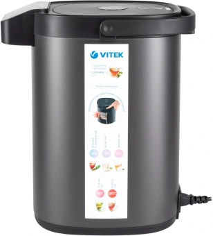 Термопот Vitek VT-1191 5.2л. 1650Вт темно-серый - купить недорого с доставкой в интернет-магазине