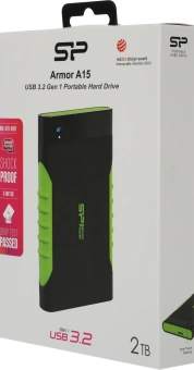 Жесткий диск Silicon Power USB3.0 2TB SP020TBPHDA15S3K A15 Armor 2.5" черный - купить недорого с доставкой в интернет-магазине