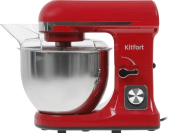 Миксер планетарный Kitfort КТ-1324-1 1000Вт красный - купить недорого с доставкой в интернет-магазине