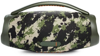 Колонка порт. JBL Boombox 3 камуфляж 180W 2.1 BT/USB 10000mAh (JBLBOOMBOX3SQUAD(EP/UK)) - купить недорого с доставкой в интернет-магазине