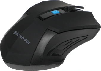Мышь Defender Accura MM-275 черный/синий оптическая 1600dpi беспров. USB 5but (52275) - купить недорого с доставкой в интернет-магазине