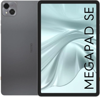 Планшет Tecno MegaPad 11 SE T1102W 685 (2.8) 8C RAM4Gb ROM128Gb 10.95" IPS 1920x1200 Android 15 серый 8Mpix 5Mpix BT WiFi microSD 1Tb 8000mAh 1776hrs - купить недорого с доставкой в интернет-магазине
