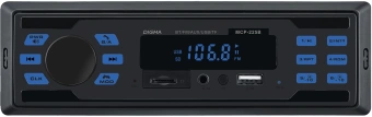 Автомагнитола Digma MCP-225B 1DIN 2x45Вт v5.0 AUX 2 - купить недорого с доставкой в интернет-магазине