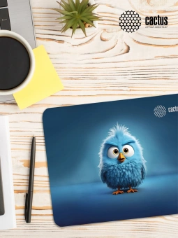 Коврик для мыши Cactus Bird 220x180x2мм (CS-MP-P13XS) - цена, купить или заказать с доставкой в интернет-магазине Коврик для мыши Cactus Bird 220x180x2мм (CS-MP-P13XS) - купить недорого с доставкой в интернет-магазине