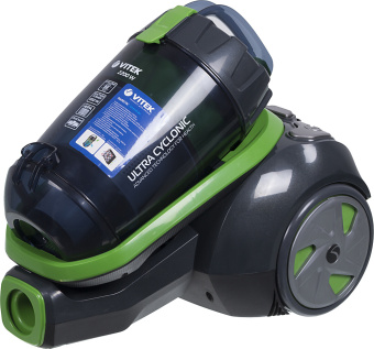 Пылесос Vitek VT-8130 BK 2200Вт зеленый/темно-синий - купить недорого с доставкой в интернет-магазине