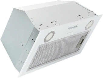 Вытяжка встраиваемая Krona Ameli 600 PB белый управление: кнопочное (1 мотор) - купить недорого с доставкой в интернет-магазине