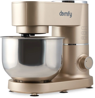 Миксер планетарный Domfy DSC-KM301 1200Вт золотистый - купить недорого с доставкой в интернет-магазине