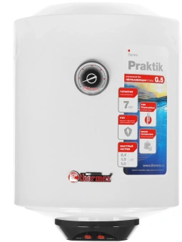 Водонагреватель Thermex Praktik 30 V Slim 2.5кВт 30л электрический настенный/белый - купить недорого с доставкой в интернет-магазине