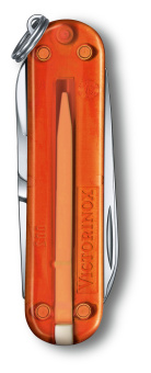Нож перочинный Victorinox Classic SD Fire Opal (0.6223.T82G) 58мм 7функц. подар.коробка - купить недорого с доставкой в интернет-магазине