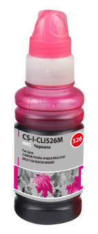 Чернила Cactus CS-I-CLI526M пурпурный 100мл для Canon Pixma iP4850/MG5250/MG5150/iX6550 - купить недорого с доставкой в интернет-магазине