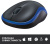 Мышь Logitech M185 черный/синий оптическая (1000dpi) беспроводная USB1.1 для ноутбука (2but) - купить недорого с доставкой в интернет-магазине
