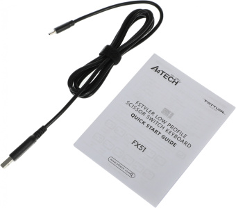 Клавиатура A4Tech Fstyler FX51 серый USB slim Multimedia (FX51 GREY) - купить недорого с доставкой в интернет-магазине