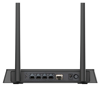 Роутер беспроводной D-Link DIR-615/GFRU (DIR-615/GFRU/R2A) N300 1000BASE-X SFP черный - купить недорого с доставкой в интернет-магазине
