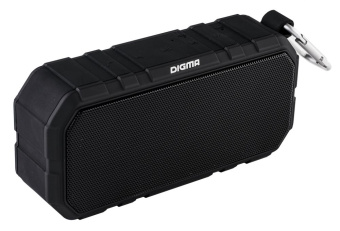 Колонка порт. Digma S-40 черный 10W 1.0 BT 2000mAh (SP4010B) - купить недорого с доставкой в интернет-магазине