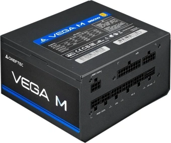 Блок питания Chieftec ATX 750W Vega M PPG-750-C Gen.5 80+ gold (20+4pin) APFC 135mm fan 6xSATA Cab Manag RTL - купить недорого с доставкой в интернет-магазине