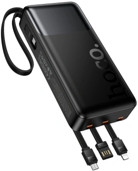 Мобильный аккумулятор Hoco J156A Founder 20000mAh 22.5W 3A черный (62284) - купить недорого с доставкой в интернет-магазине