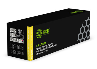 Картридж лазерный Cactus CS-CE322A CE322A желтый (1300стр.) для HP LJ CP1525 - купить недорого с доставкой в интернет-магазине