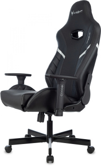 Кресло игровое Knight Thunder 5X черный экокожа крестов. металл - купить недорого с доставкой в интернет-магазине