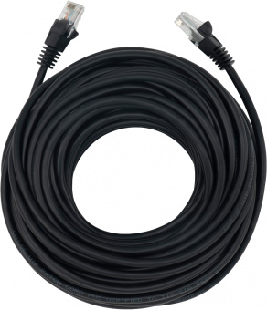 Патч-корд Buro UTP 4 пары cat.5E CCA molded 20м черный RJ-45 (m)-RJ-45 (m) - купить недорого с доставкой в интернет-магазине